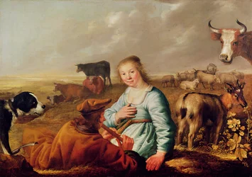 Pastoral scen